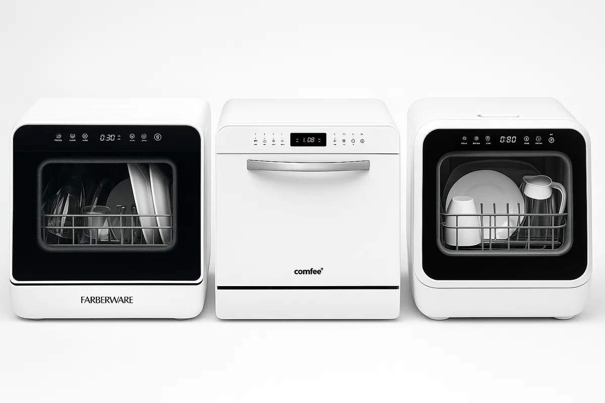 Best Countertop Dishwashers in 2025: Farberware vs COMFEE’ vs NOVETE Compared