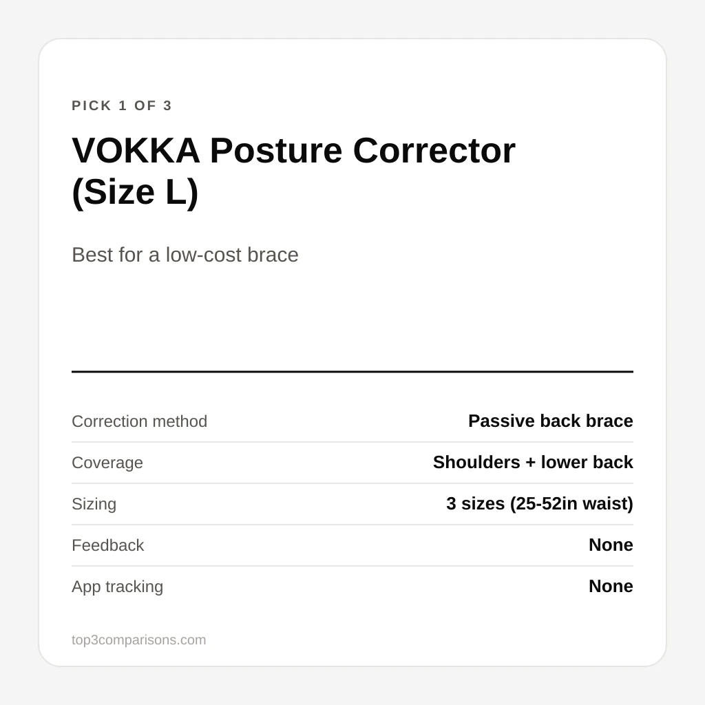VOKKA Posture Corrector (Size L)