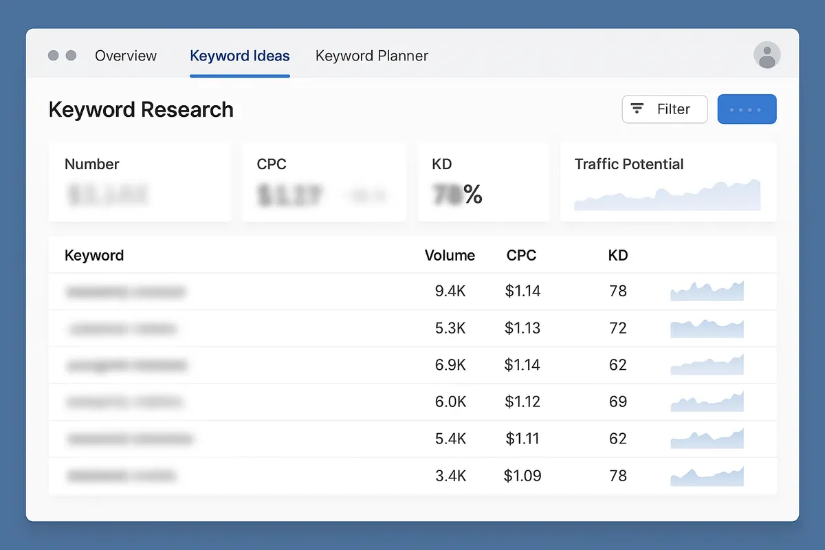 Keyword Research Tools in 2025: SE Ranking vs Semrush vs Mangools Compared